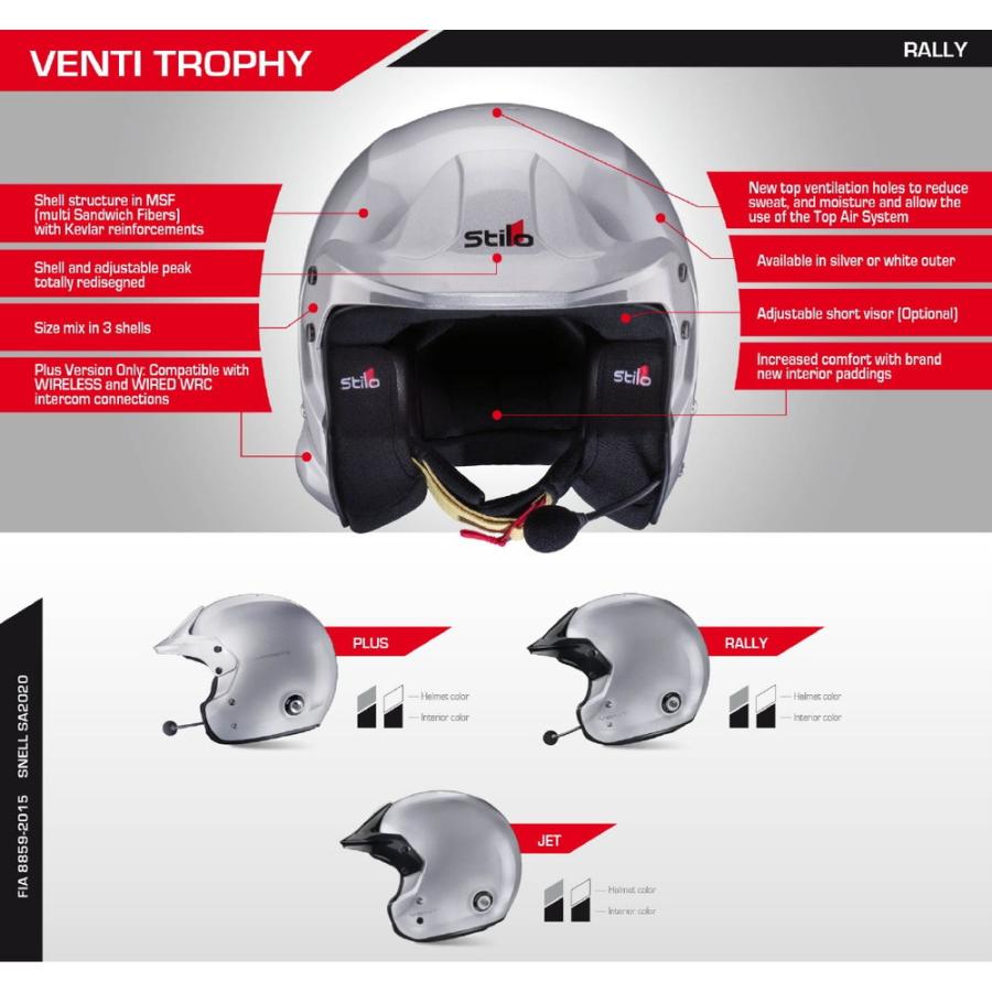 Stilo(スティーロ) VENTI TROPHY PLUS (ヘルメット) 【サイズ：L (58