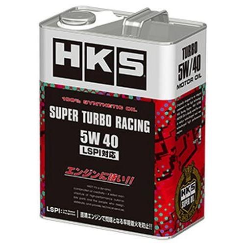 HKS スーパーレーシングオイル スーパーターボレーシング(SUPER TURBO RACING) 5W40 4L 品番：52001-AK125｜hanatora