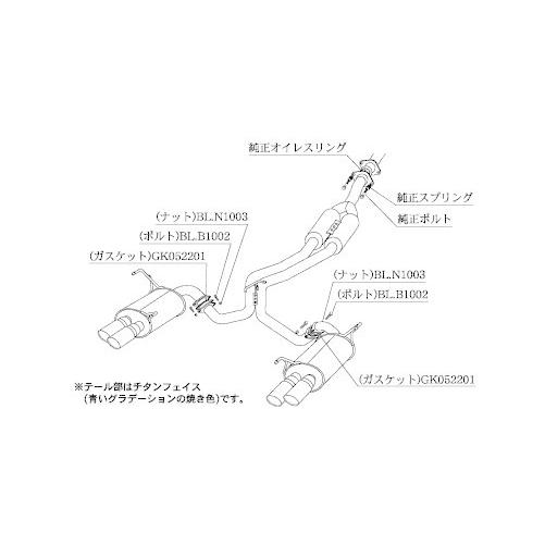 柿本改 柿本 改 マフラー Class KR Dualセンター付 スバル WRX STI CBA