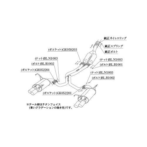 柿本改 柿本 改 マフラー Class KR Dualセンター付 スバル WRX S4 5BA