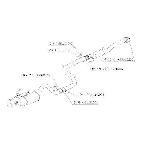 柿本改 柿本 改 マフラー Kakimoto.R ホンダ シビック ハッチバック E