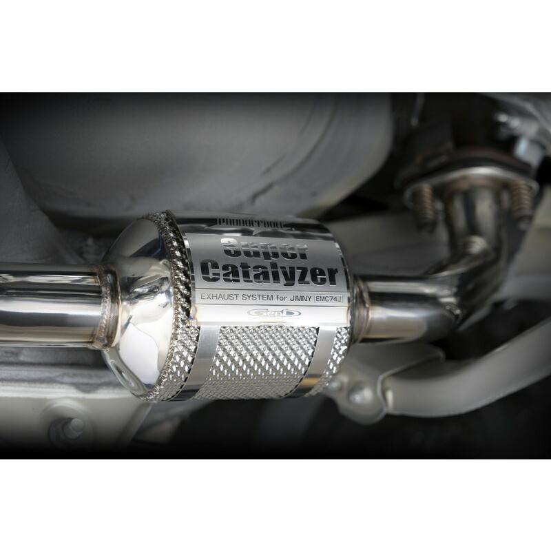 ジムニーシエラ　JB74W マフラー　Genb玄武スーパーキャタライザー車検対応 玄武 ムーンフェイス ジムニー JB74W スーパーキャタライザー EMC74J