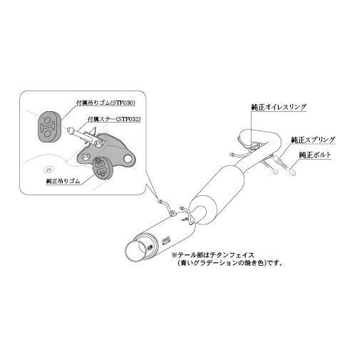 柿本改 柿本 改 マフラー GTbox 06&S トヨタ プリウスα GRスポーツ/G's