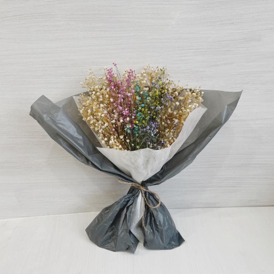 花と雑貨と カラフル かすみ草 ドライフラワー 花束 スワッグ にも ナチュラル ドライフラワー 1点もの 現品をお送りします Dry 花と雑貨とヤフーショップ 通販 Yahoo ショッピング