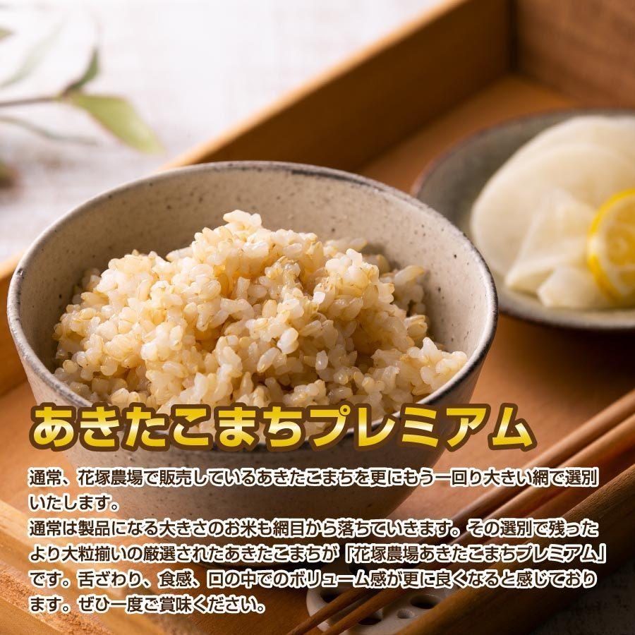 玄米 令和5年産新米 秋田県産 あきたこまち 特別栽培プレミアム 30kg 農薬8割減 化学肥料9割減 慣行栽培比 農家直送｜hanatsukafarm｜02