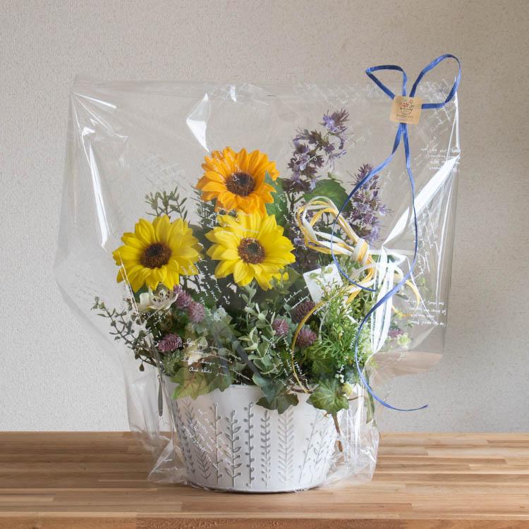 まるで本物の花うるる寄せ植え・現品限り／ アーティフィシャル