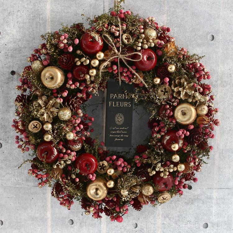 flower 送料無料 Xmas 飾り リース CMナチュラルリースL クリスマス