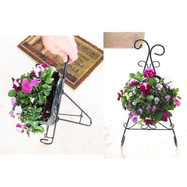 折りたたみ式 ハンギングバスケット専用 フラワースタンド アイアン製 Tres トレス アイアン 雑貨 ガーデニング フラワースタンド 屋外 Flowerstand Tres 花うるる ハンギング 寄せ植え通販 通販 Yahoo ショッピング