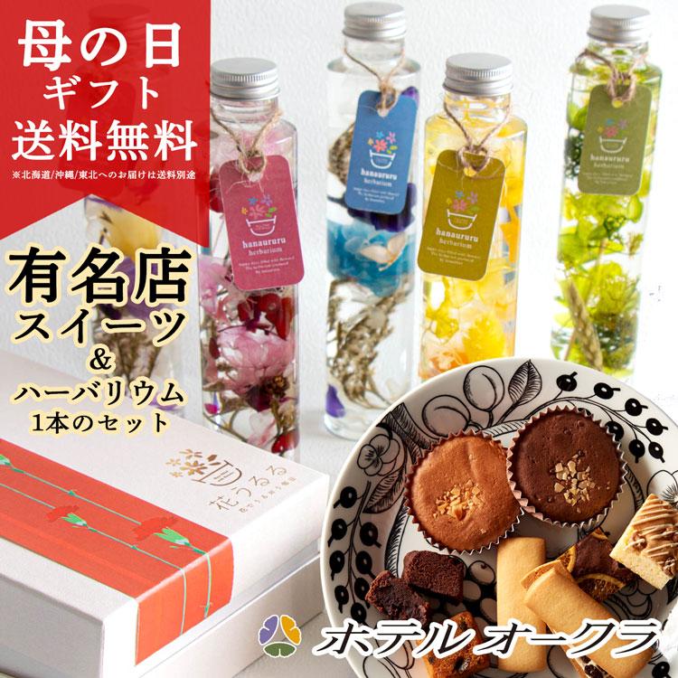 母の日 遅れてごめんね配送／花うるる 花とスイーツ セット 送料無料