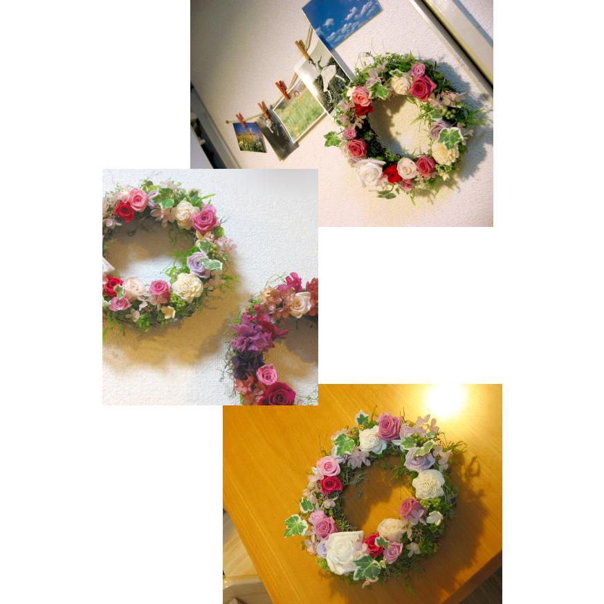 flower ＼母の日 遅れてごめんね配送／花うるる 玄関 リース