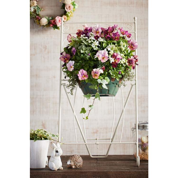 フラワースタンド 屋外 プランタースタンド ハンギング 専用『クアトロ