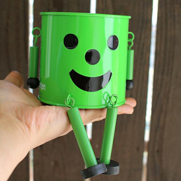 ブリキマンポット 赤 アイボリー オレンジ 黄 緑 ピンク 20点 ブリキマンポット 赤 アイボリー オレンジ 黄 緑 ピンク 20点