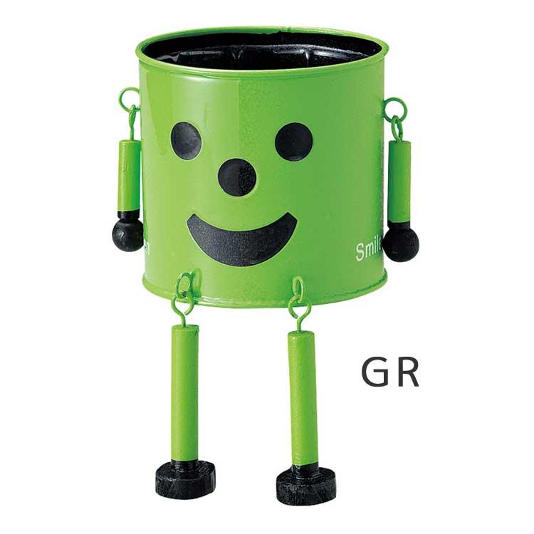 ガーデニング雑貨 『全6色♪』人気沸騰中のにっこりスマイル