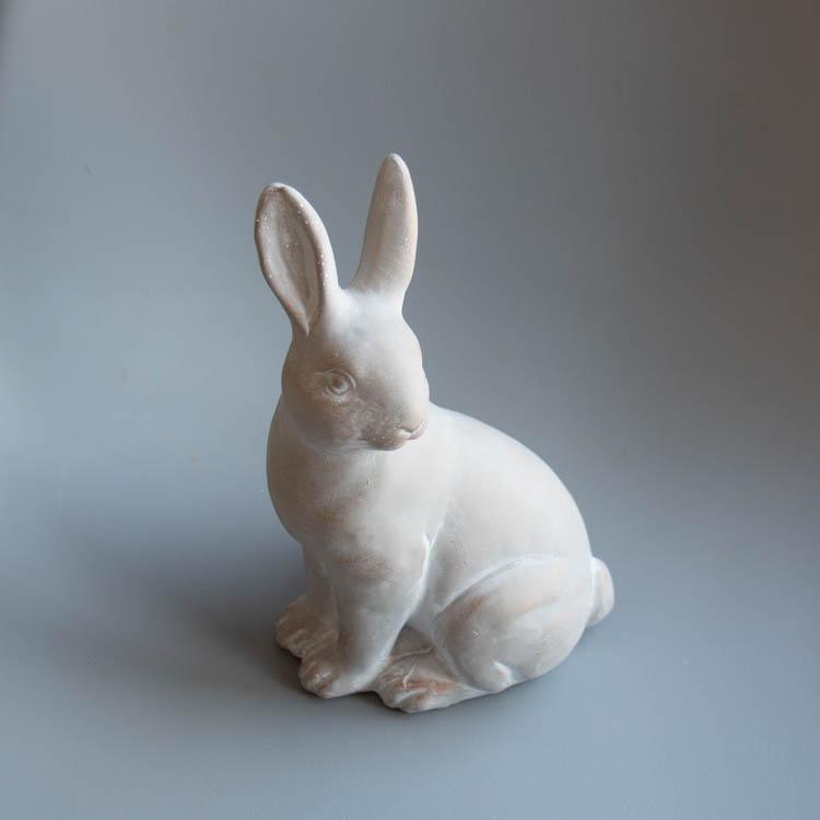 輸入 うさぎ ラビット 野うさぎ ガーデニング インテリア 素焼き オブジェ