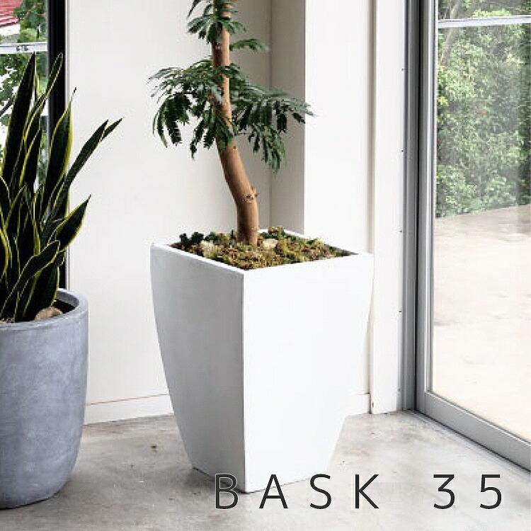 バスク スクエアー 35ga 0435 Bask おしゃれ 大型 鉢 植木鉢 ガーデニング ポット プランター ファイバークレイ製 Siz Ga 0435 花うるる ハンギング 寄せ植え通販 通販 Yahoo ショッピング