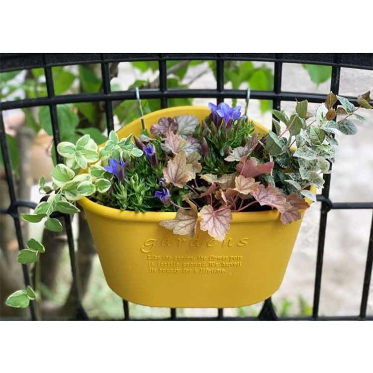 全7色 ハンギングエコポット300 ハンギングバスケット ハンギング プランター おしゃれ 壁掛け フェンス 寄せ植え 植木鉢 ガーデニング雑貨 Siz Hgpot300 花うるる ハンギング 寄せ植え通販 通販 Yahoo ショッピング