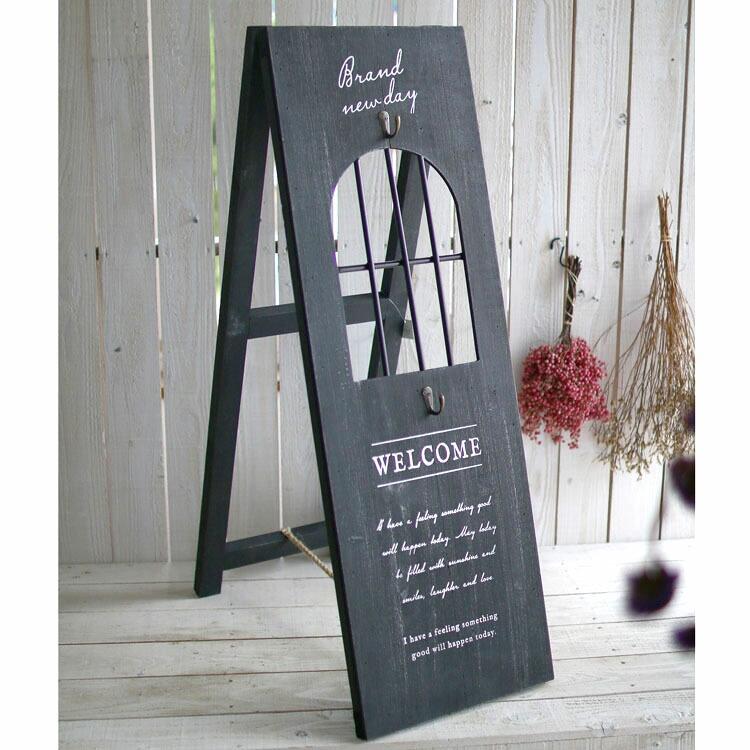 ヴィンテージ プランタースタンド ウェルカムボード くま 木製 ヴィンテージ プランタースタンド ウェルカムボード くま 木製