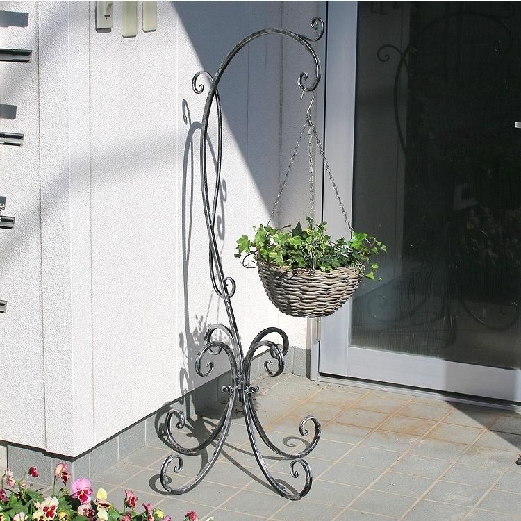 フラワースタンド 屋外】送料無料 同梱不可 高さ125cm 組み立て式