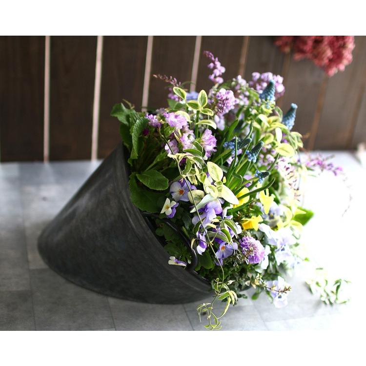 春の寄せ植え 花うるるアレンジ メタルポット 寄せ植え Mサイズ 寄植え ブリキ メタル ハンギング 花束 ギフト プレゼント Yose Metalpot M 花うるる ハンギング 寄せ植え通販 通販 Yahoo ショッピング