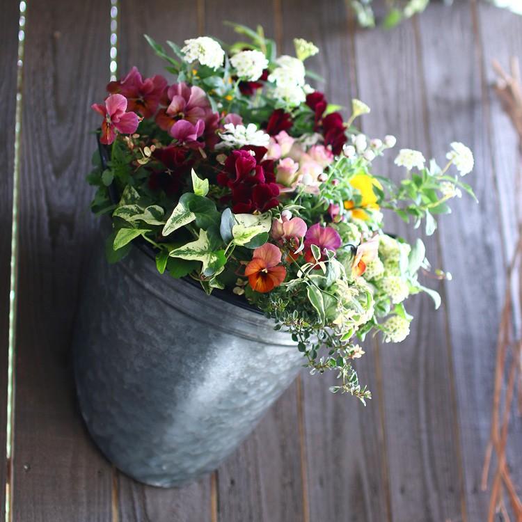 春の寄せ植え 花うるるアレンジ メタルポット 寄せ植え Sサイズ 寄植え ブリキ メタル ハンギング 花束 ギフト プレゼント Yose Metalpot S 花うるる ハンギング 寄せ植え通販 通販 Yahoo ショッピング