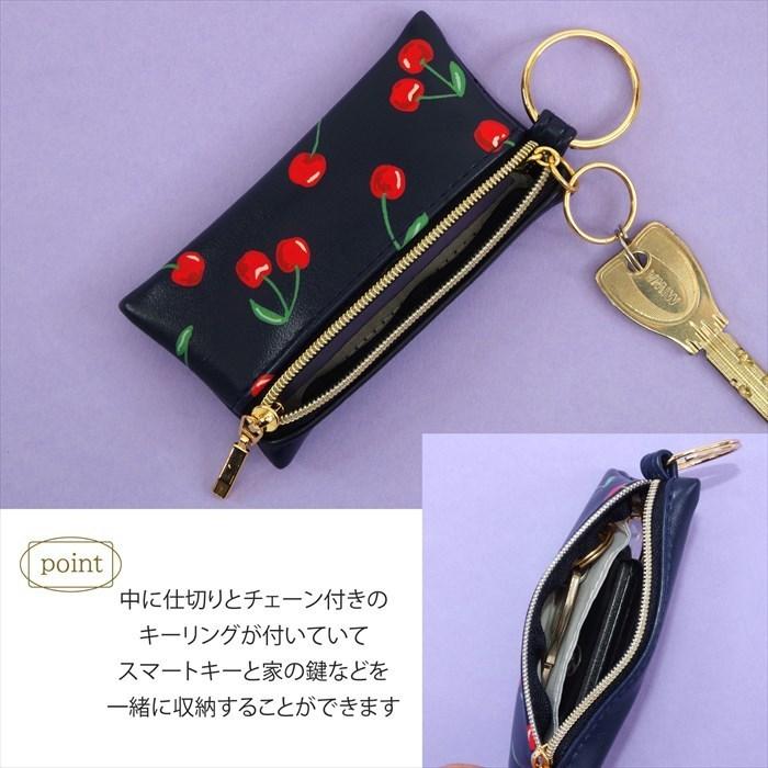 O*N様 サンローラン　キーケース　チェリー　さくらんぼ 可愛すぎるチェリー柄！「サンローラン 」の日本限定ホリデー