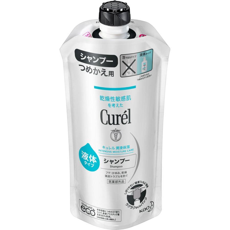 【ケース販売】【24個セット】花王 キュレルシャンプー つめかえ用 340ml (4901301367938-24)【ヤマト宅急便】 ケース販売】【24個セット】花王 キュレルシャンプー つめかえ用 340ml
