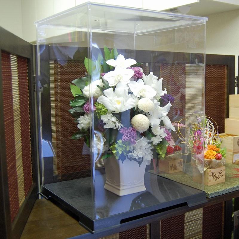 プリザーブドフラワーの仏花 お仏壇を彩る仏花 供花 お供え花 お盆 お彼岸 初七日 四十九日 祥月命日 年忌法要 法事 ホワイトオーキッド y 花や祇 通販 Yahoo ショッピング
