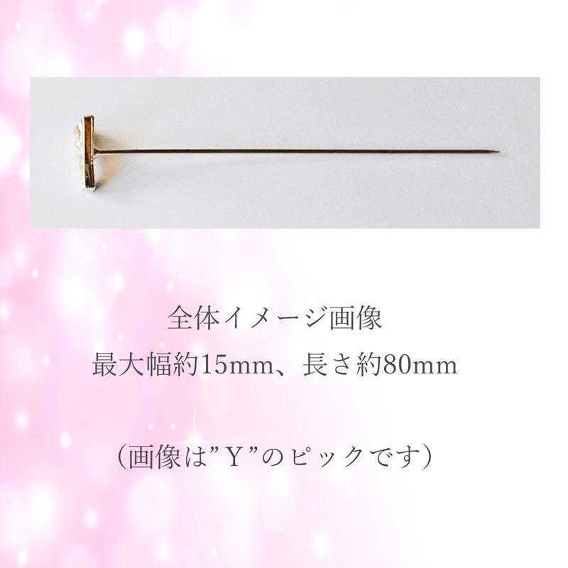 ドット　.　アルファベット　ピック　1本　イニシャル　ローマ字　キラキラ　英語　ラテン文字　ドット　点　お誕生日　頭文字　メッセージ　ガラスピック |  | 01