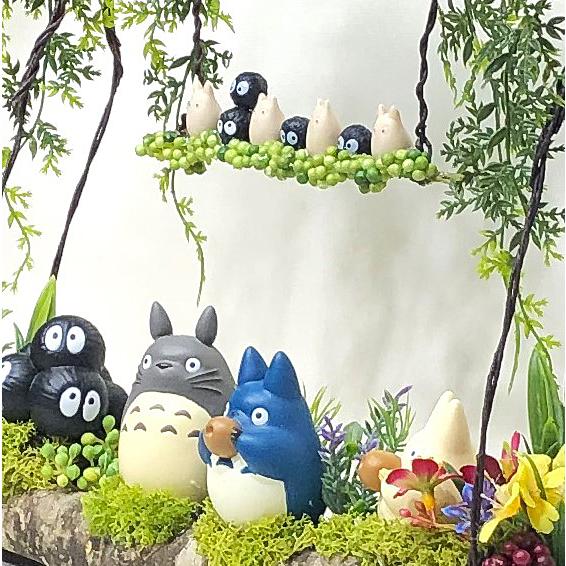 NEW ふと丸太使用となりのトトロ「吊り橋トトロ 出演者あれこれ13体