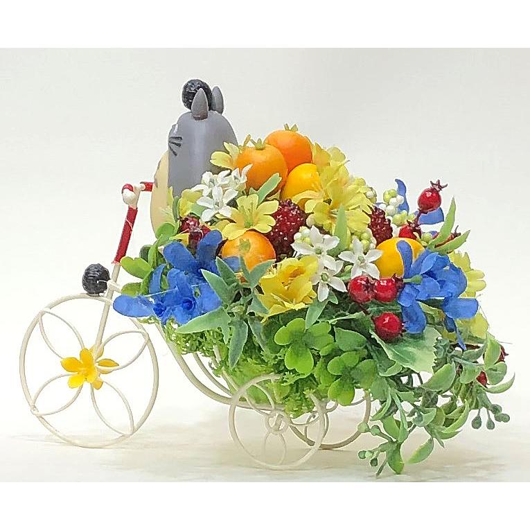 となりのトトロ トトロと果物と花いっぱいの三輪車 はなやはなや 通販 Yahoo ショッピング