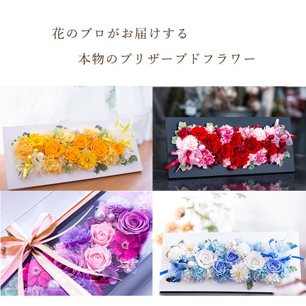 プリザーブドフラワー 退職祝い プレゼント 壁掛け 内祝い 開店祝い ギフト 開業祝い 花 希少 誕生日 還暦 クリアケース付き 熨斗