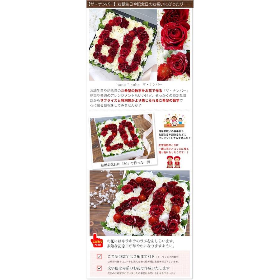 [冷蔵便]でお届け 花 ボックスフラワー アレンジメント 生花 hanacube グランデ お祝い 父の日 花 誕生日 プレゼント 女性 還暦 喜寿 祝い フラワーボックス｜hanayoshi-y｜06