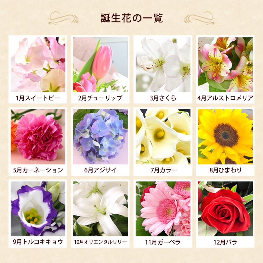 誕生 花 月