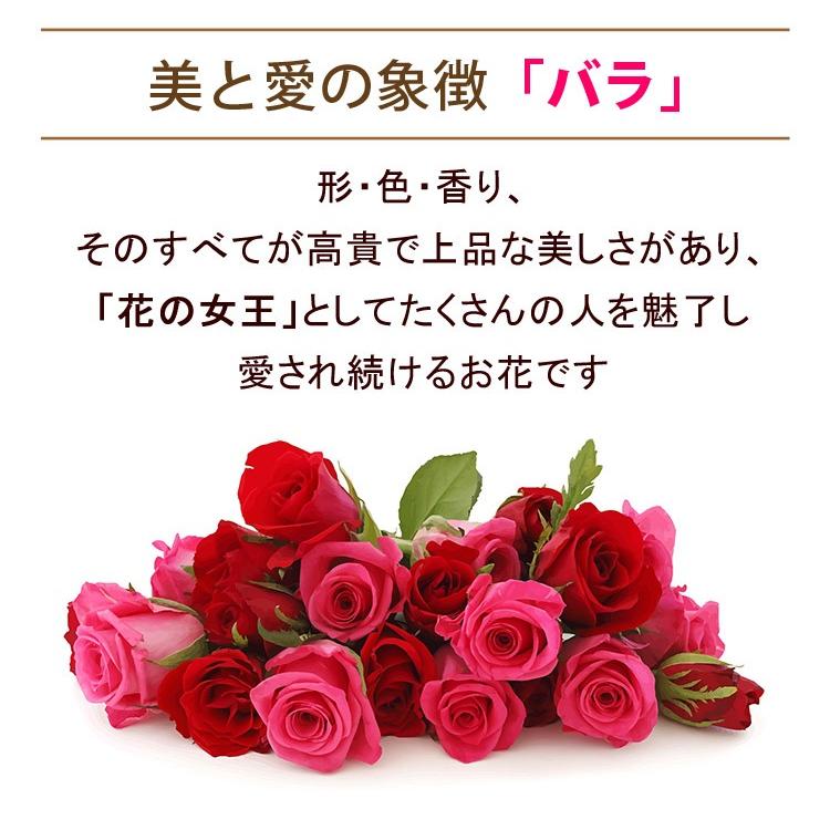 バラ尽くしの そのままブーケ (R) ローザ エイトローズ ピンク 花瓶いらず 感謝の バラの花束 ８本 生花 花束 誕生日 プレゼント 父の日 | フラワーマーケット花由 | 08