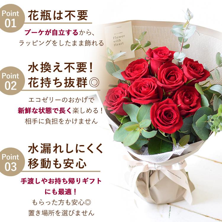 28本グリーンバラブーケ　プレゼント お祝い 枯れない花 永生薔薇　特別な人へ フラワーマーケット花由 バラ尽くしの そのままブーケ (R) ローザ