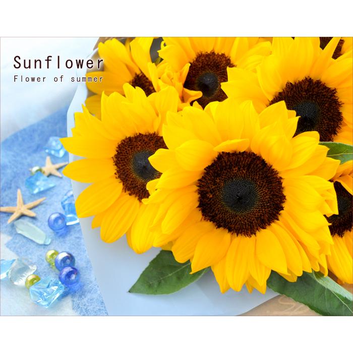クール便でお届け 大輪 ひまわり 花束 夏を贈ろう ひまわりのブーケ 花 夏 お中元 ギフト ヒマワリ 生花 誕生日 プレゼント 女性 母 妻 お花 退職祝い 冷蔵便 Kisub0903 フラワーマーケット花由 通販 Yahoo ショッピング