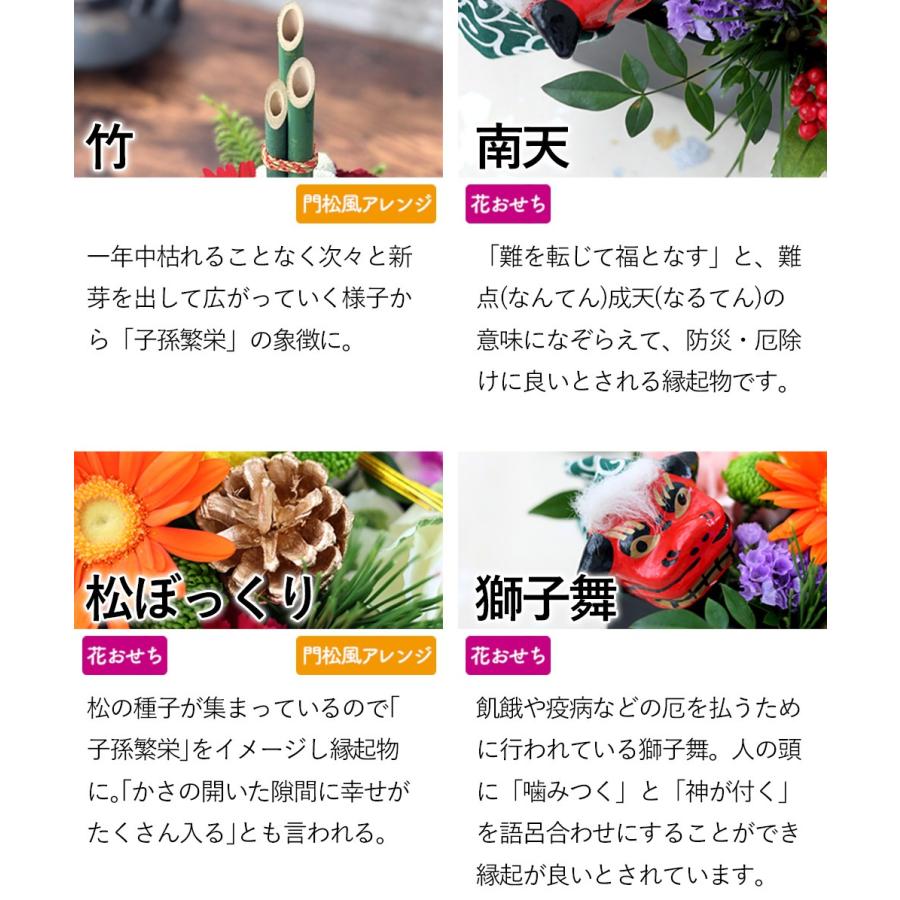 【12/28〜31の間でお届け】正月飾り 正月 花 おせち かがみもち ミニ 門松風 生花 アレンジ お正月飾り 2026 フラワーアレンジメント 玄関 モダン おしゃれ | フラワーマーケット花由 | 11