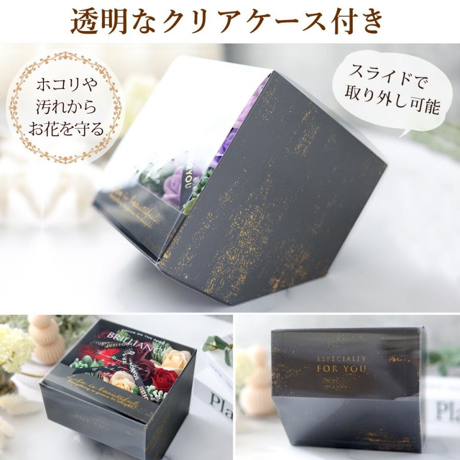 フラワーマーケット花由 ソープフラワー ディスプレイボックス