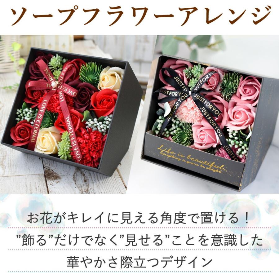 フラワーマーケット花由 ソープフラワー ディスプレイボックス