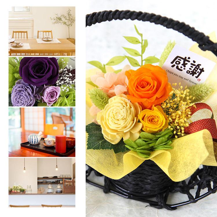 情熱セール プリザーブドフラワー 花 誕生日プレゼント 女性 祖母 おばあちゃん 定年 退職祝い 父の日 還暦祝い 古希祝い 米寿祝い 贈り物 和風 花宵月 専用箱 Riosmauricio Com