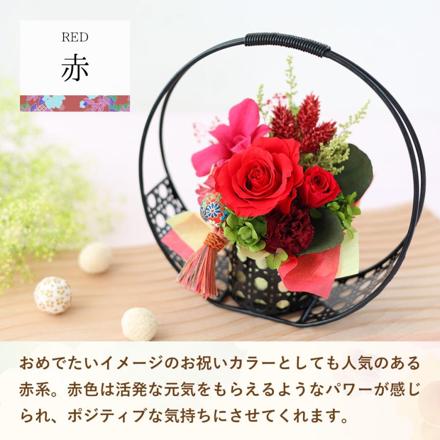 プリザーブドフラワー額　そよ風 フラワーマーケット花由 プリザーブドフラワー 花 和風 花宵月 〜優雅
