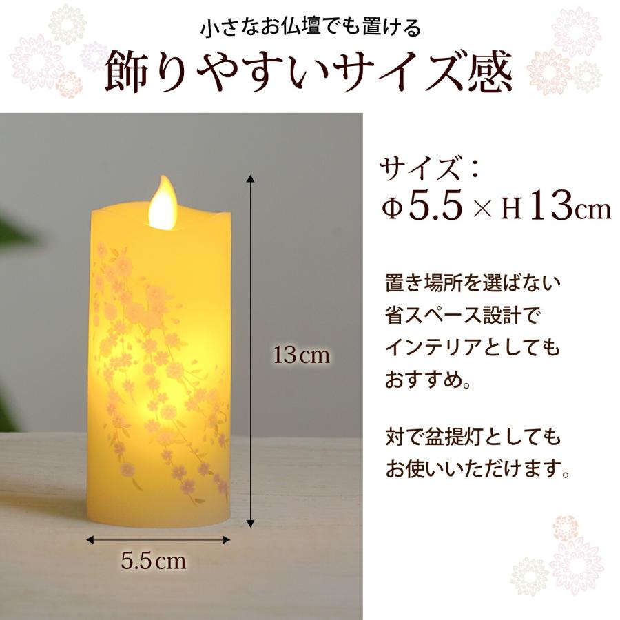 フラワーマーケット花由 仏花 プリザーブドフラワー 花とLEDローソク