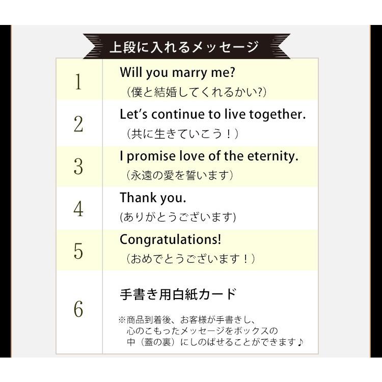 プロポーズ ダイヤモンドローズ in ドロワーボックス プリザーブドフラワー 送料無料 結婚祝い バラ お祝い 花 誕生日 プレゼント 女性 彼女 ギフト｜hanayoshi-y｜12