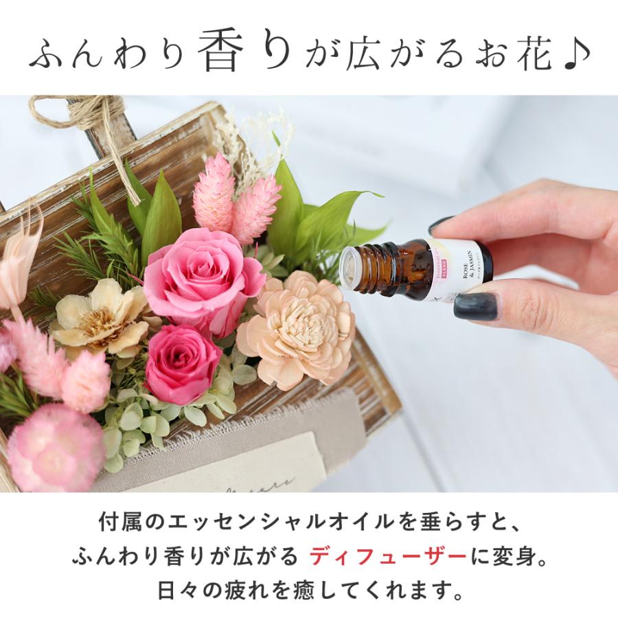 フラワーマーケット花由 プリザーブドフラワー ウッドショッパー