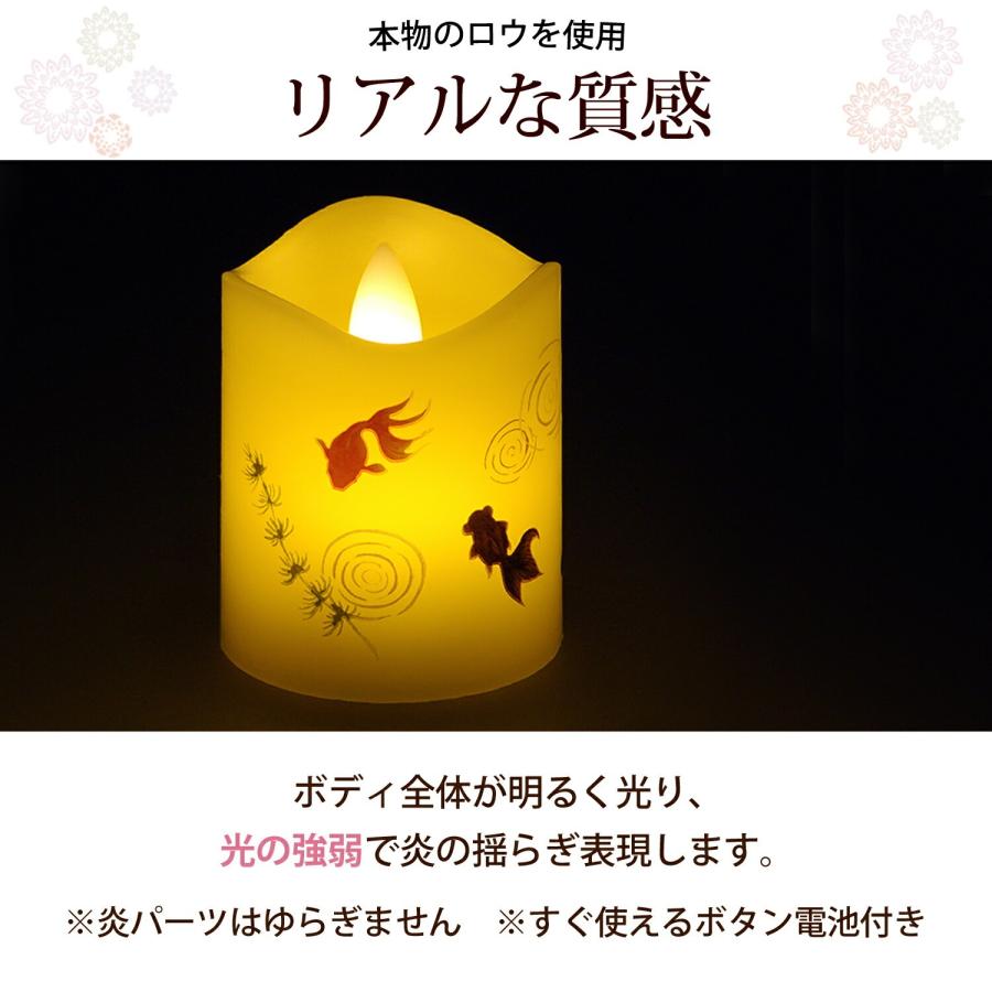 フラワーマーケット花由 仏花 プリザーブドフラワー 花とLEDローソク
