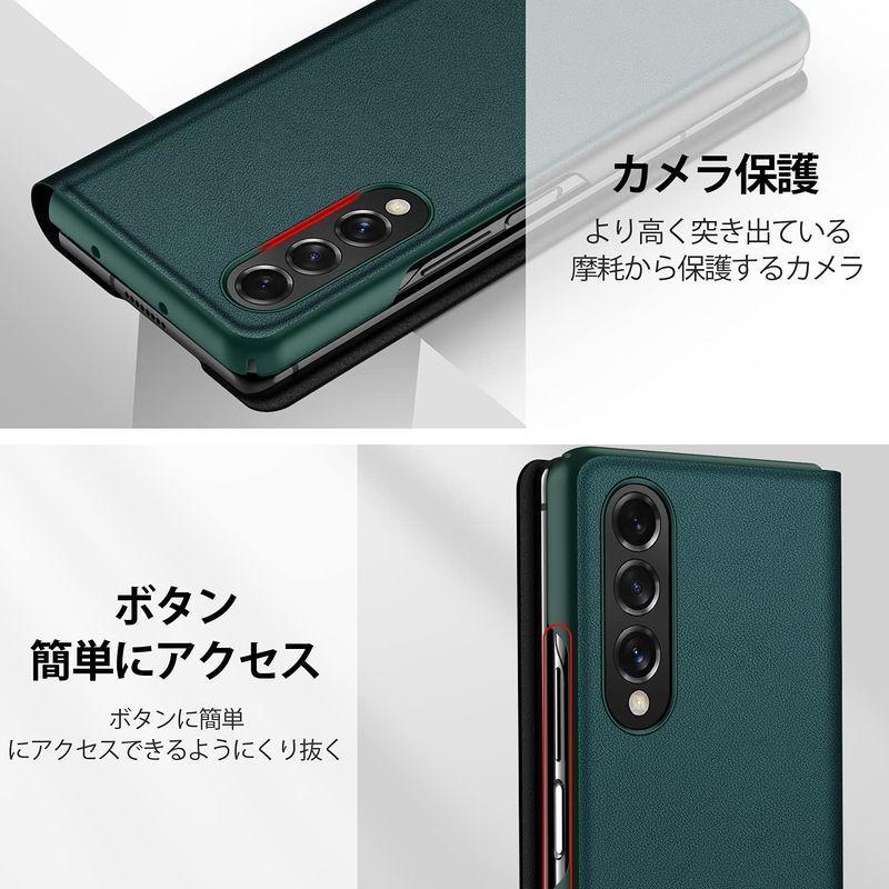 Galaxy Z Fold3 5gケース Samsung ギャラクシーz Fold3 用 カバー手帳型 スマホカバー Galaxy Fold 品質が完璧