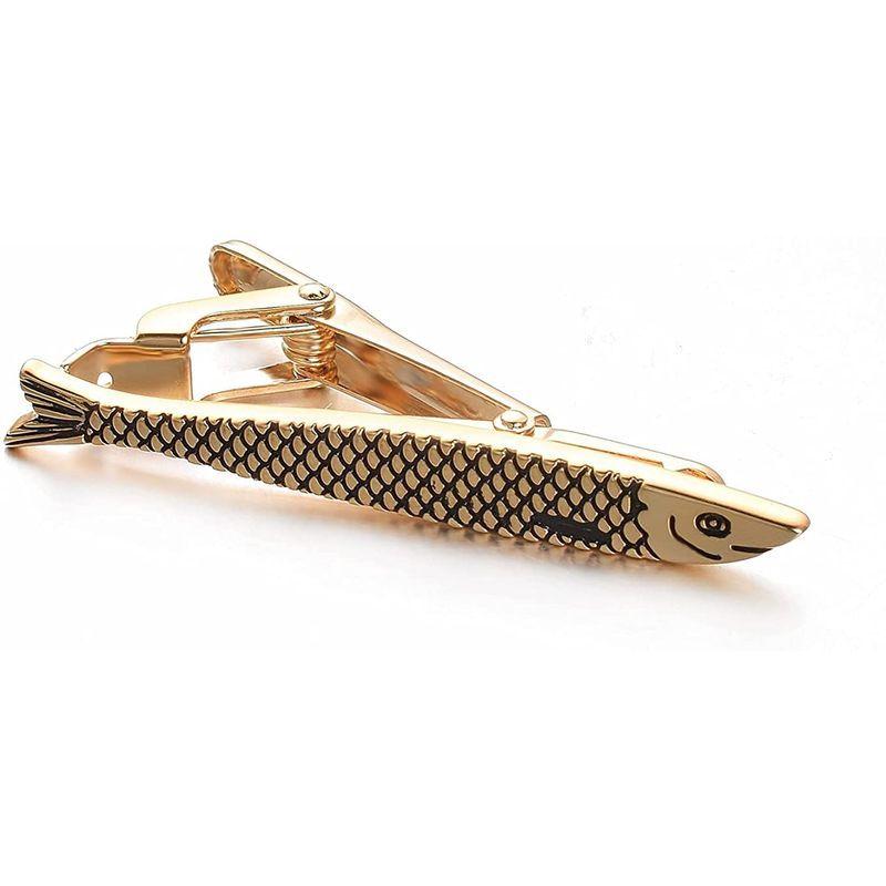 激安通販 メンズアクセサリー Yoursfs 魚 ネクタイピン メンズ おもしろ 和風 タイピン 真鍮製 おしゃれ アクセサリー プレゼント Www Threeriversofs Com