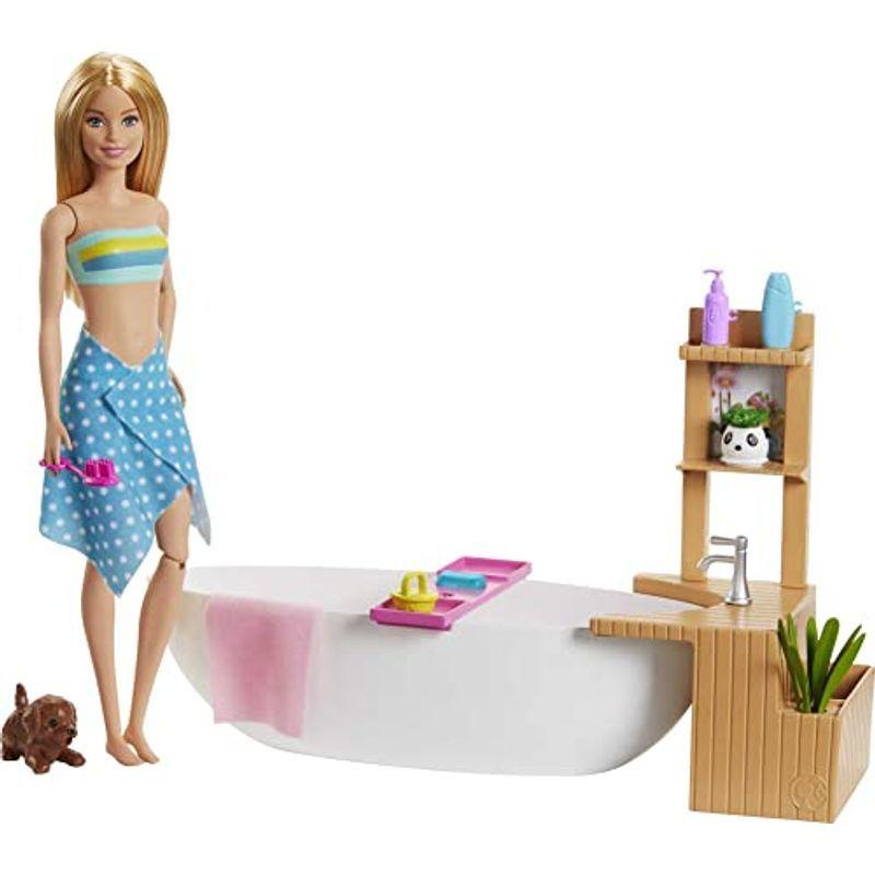 【史上最も激安】 & Doll Bath Fizzy Barbie セット お風呂 炭酸泡スパ バービー バービー Playset 並行輸入品 GJN32 お風呂のおもちゃ