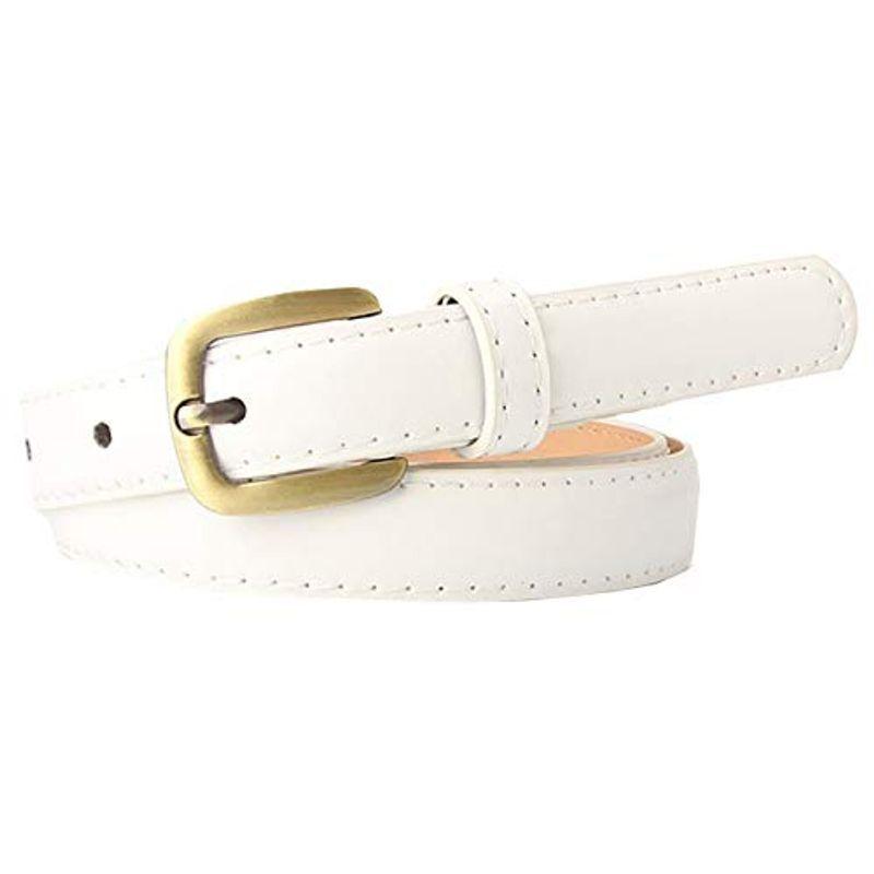 White Fang ホワイトファング レザー ベルト おしゃれ 細い ゴールド カジュアル スーツ 皮 革 赤 黒 白 レディース Bt Yopaolmpju 財布 帽子 ファッション小物 Windowrevival Co Nz