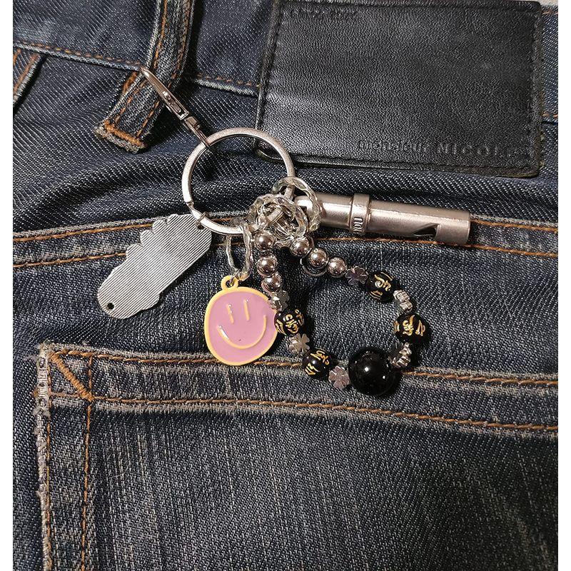 キーホルダー 派手 じゃらじゃら キーチェーン 数珠 シルバー ウォレットチェーン 財布 紛失防止 チェーン メンズ Ie Lauren 通販 Yahoo ショッピング